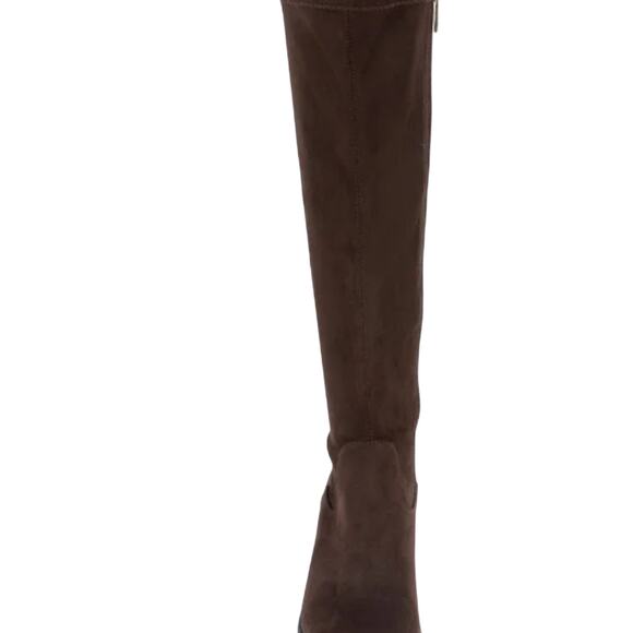 Kenneth Cole Women's Boots Knee-High Faux Suede Brown Size 8.5 NEW NIB - Picture 11 of 12